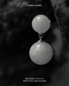 Luna Drop Jade Earrings