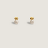 18K Golden Mini Pearl Studs