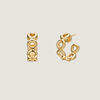 Bubble Biscuit SPB Hoop Earrings